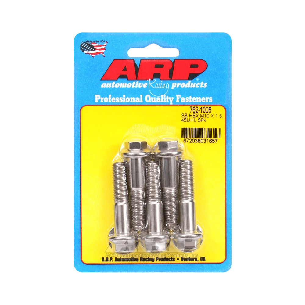 ARP Universal Bolt M10 x 1.50 - Stainless Hex x5 - ARP-762-1006 - 762-1006 - 3666618228570
