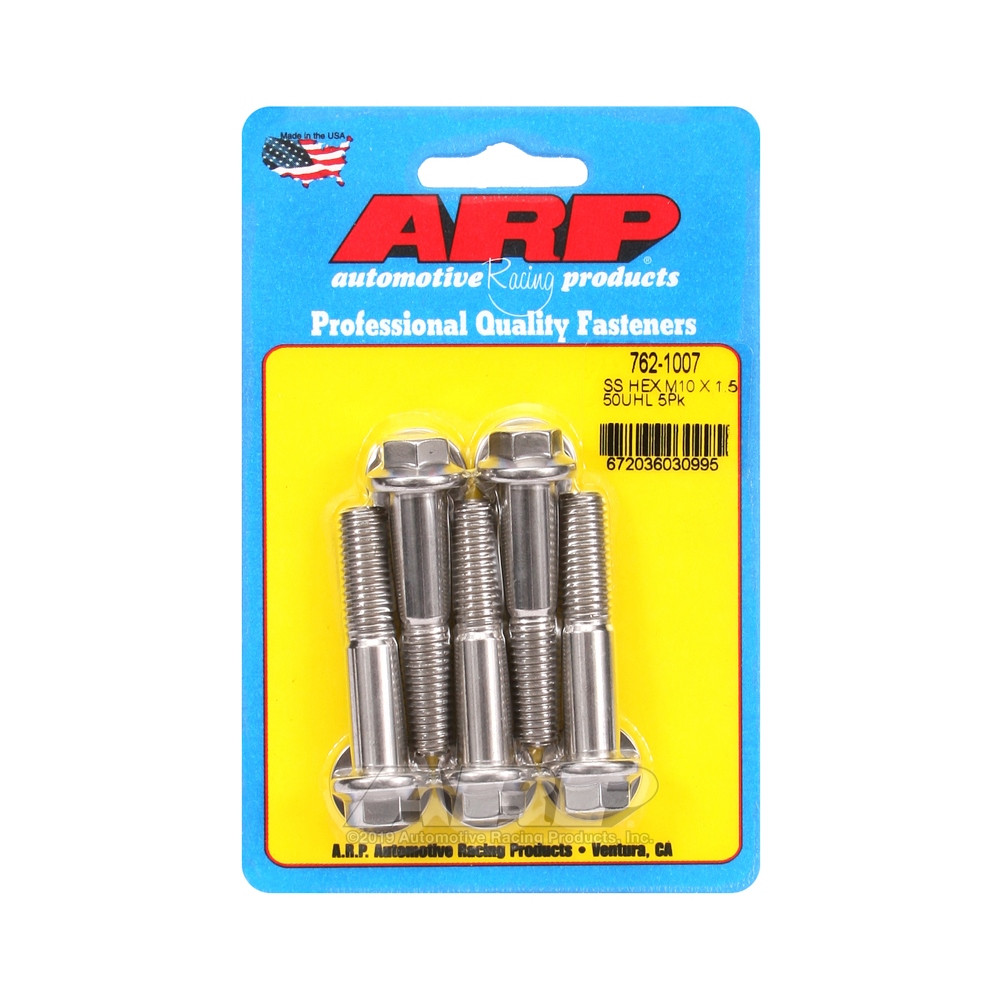 ARP Universal Bolt M10 x 1.50 - Stainless Hex x5 - ARP-762-1007 - 762-1007 - 3666618228587