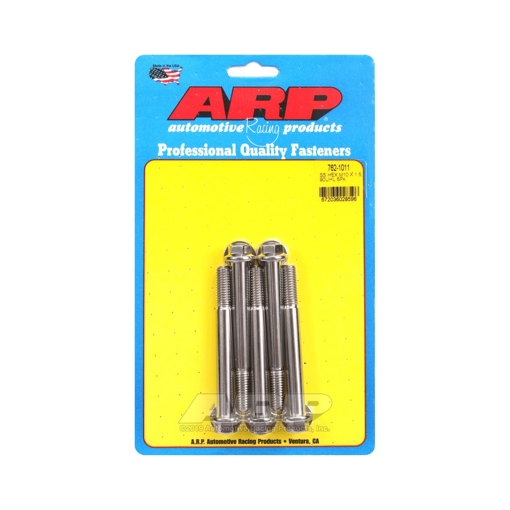 Boulonnerie universelle ARP M10 x 1.50 - Inox Hex x5 - ARP-762-1011 - 762-1011 - 3666618228624