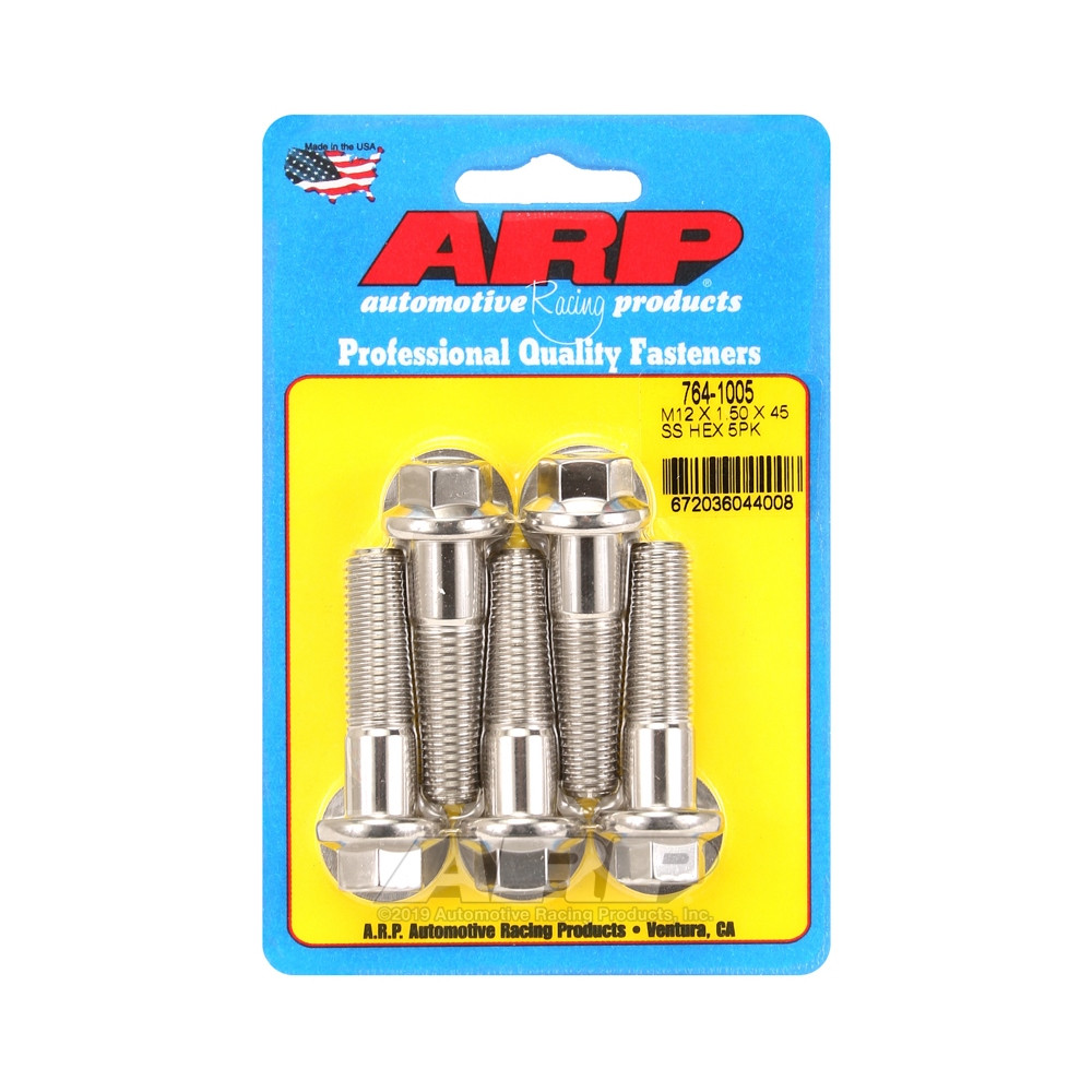 Universal-Schrauben ARP M12 x 1.50 - Edelstahl Hex x5 - ARP-764-1005 - 764-1005 - 3666618228815