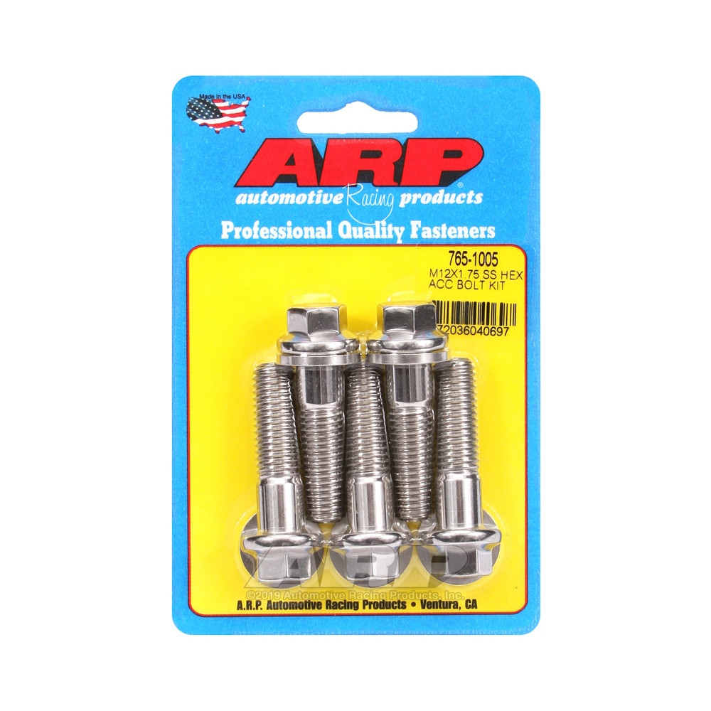 Universal-Schrauben ARP M12 x 1.75 - Edelstahl Hex x5 - ARP-765-1005 - 765-1005 - 3666618228921