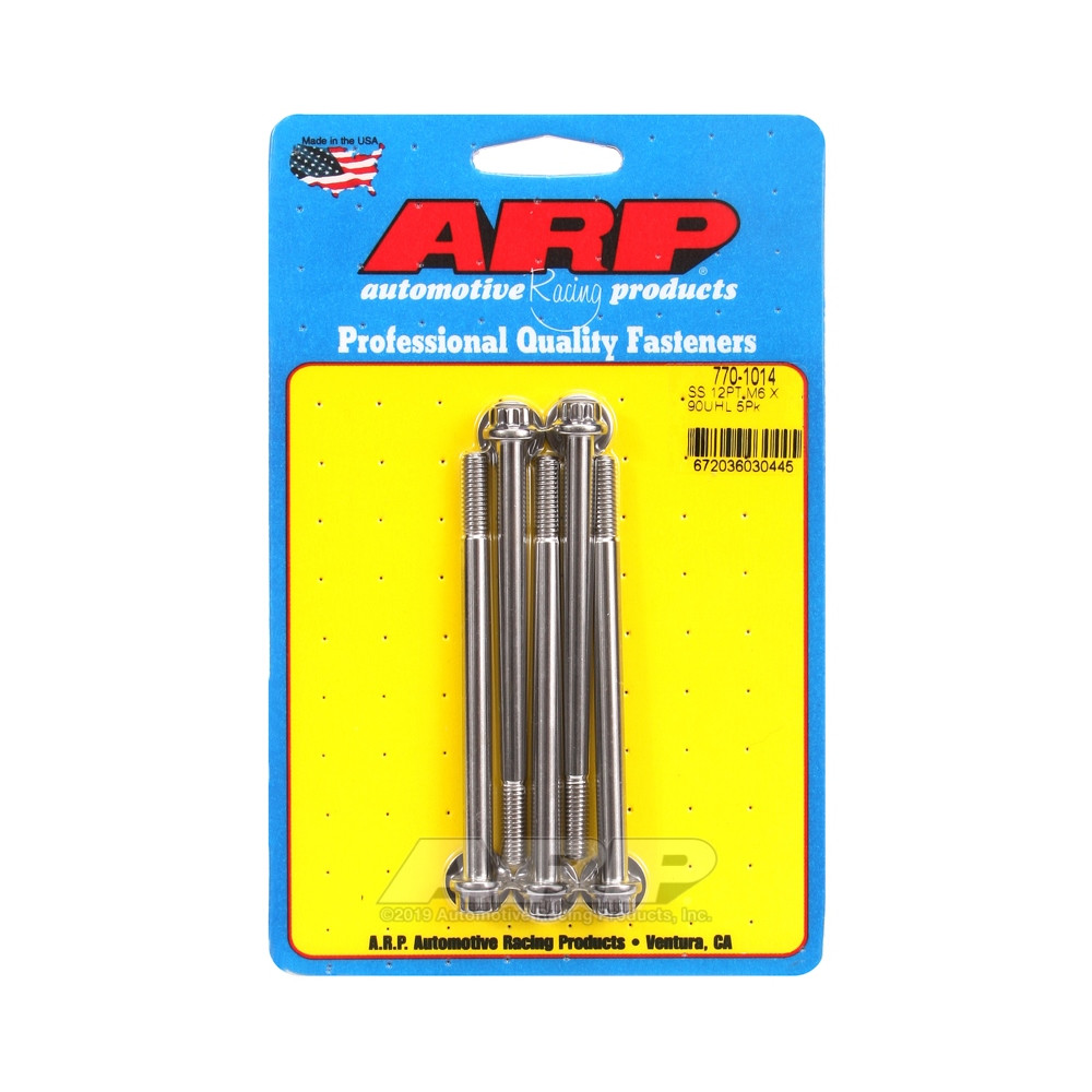 Bullone universale ARP M6 x 1,00 - Acciaio inox 12 pts x5 - ARP-770-1014 - 770-1014 - 3666618229126
