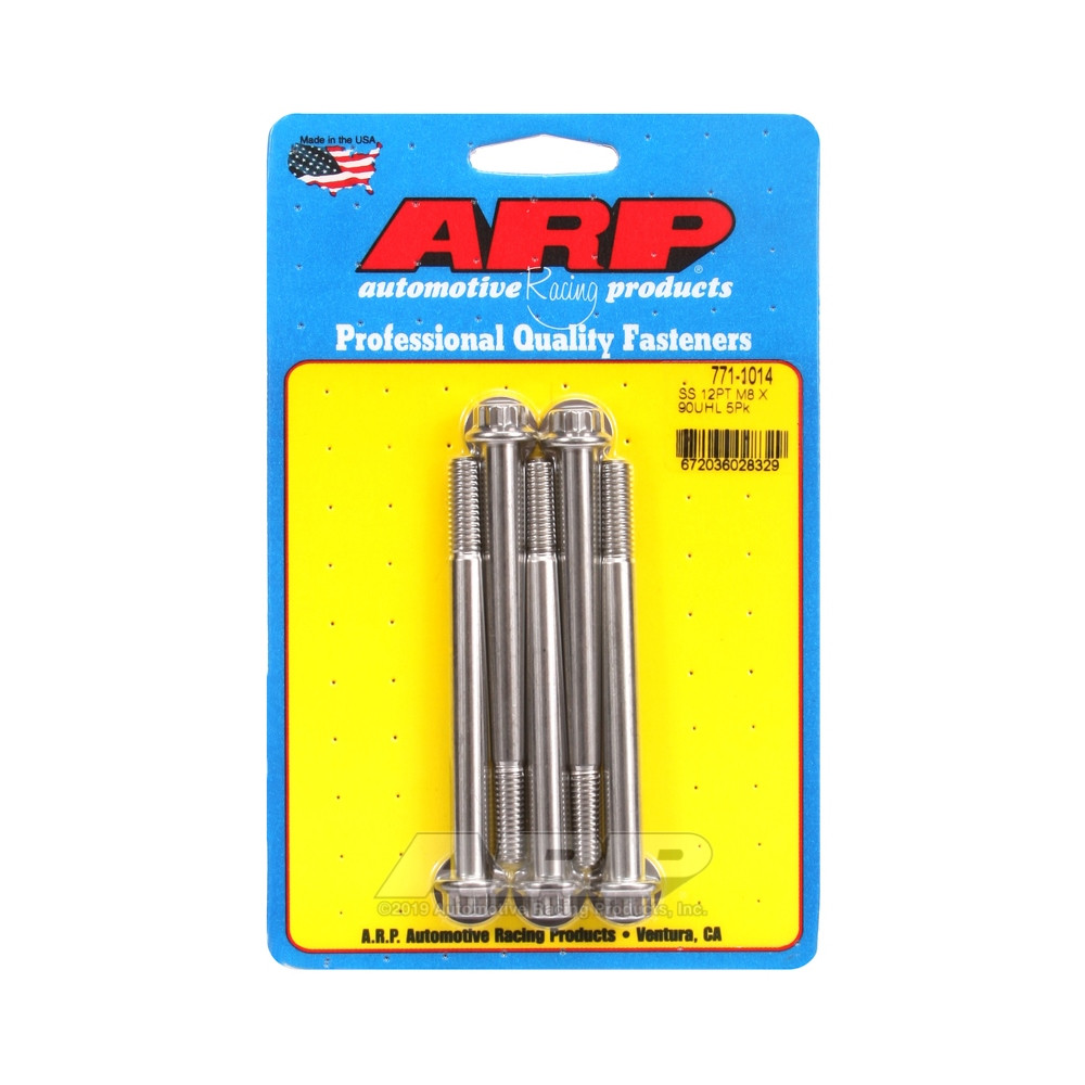 Boulonnerie universelle ARP M8 x 1.25 - Inox 12 Pts x5 - ARP-771-1014 - 771-1014 - 3666618229300