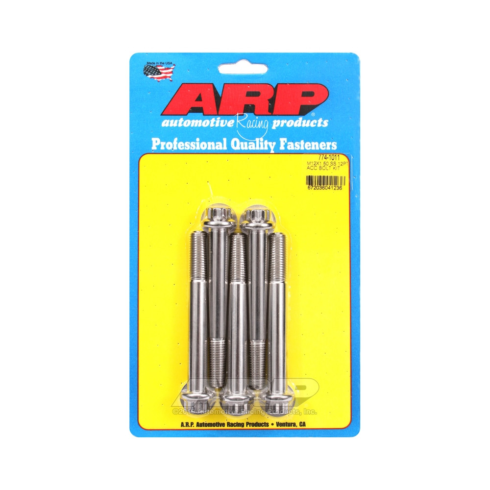 Universal-Schrauben ARP M12 x 1.50 - Edelstahl 12 Pkt x5 - ARP-774-1011 - 774-1011 - 3666618229713