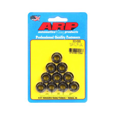 Pack écrous ARP (10) M11 x 1.25 - Black Oxyde 12 pts