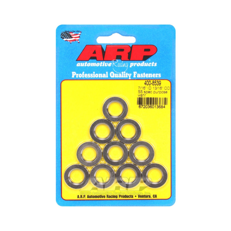 Confezione (10) rondelle ARP 7/16 - Con smusso - ARP-400-8790 - 400-8790 - 3666618226125