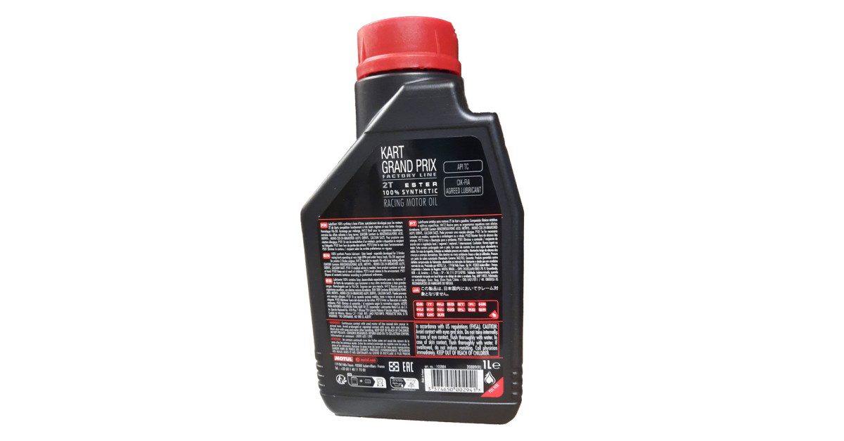 12 LT Litri Olio Motul Kart Grand Prix 2T 100% Sintetico Go Kart - Foto 4
