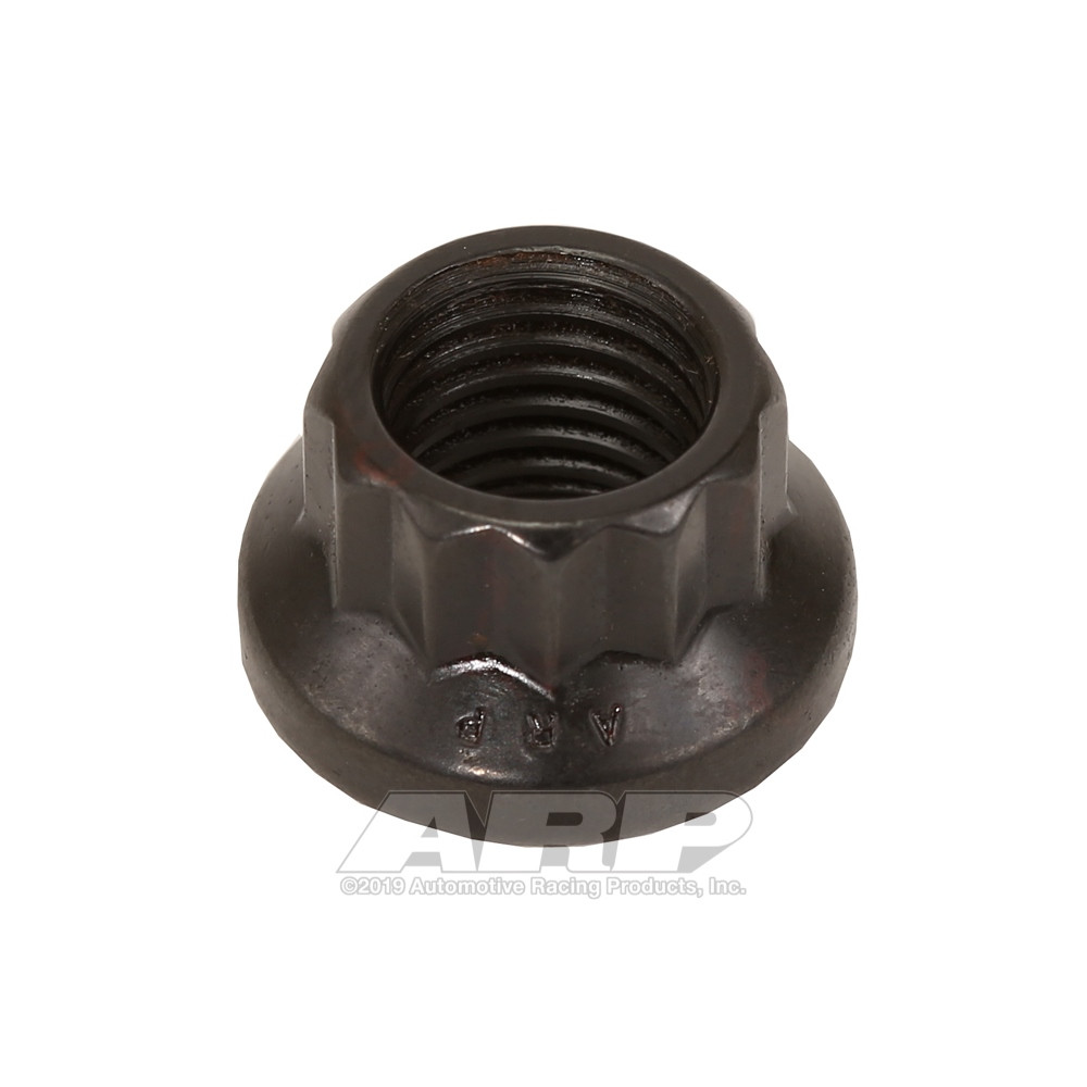 ARP M10 x 1.25 Standard Nut - Black Oxyde 12 pts - ARP-300-8344 - 300-8344 - 3666618223599
