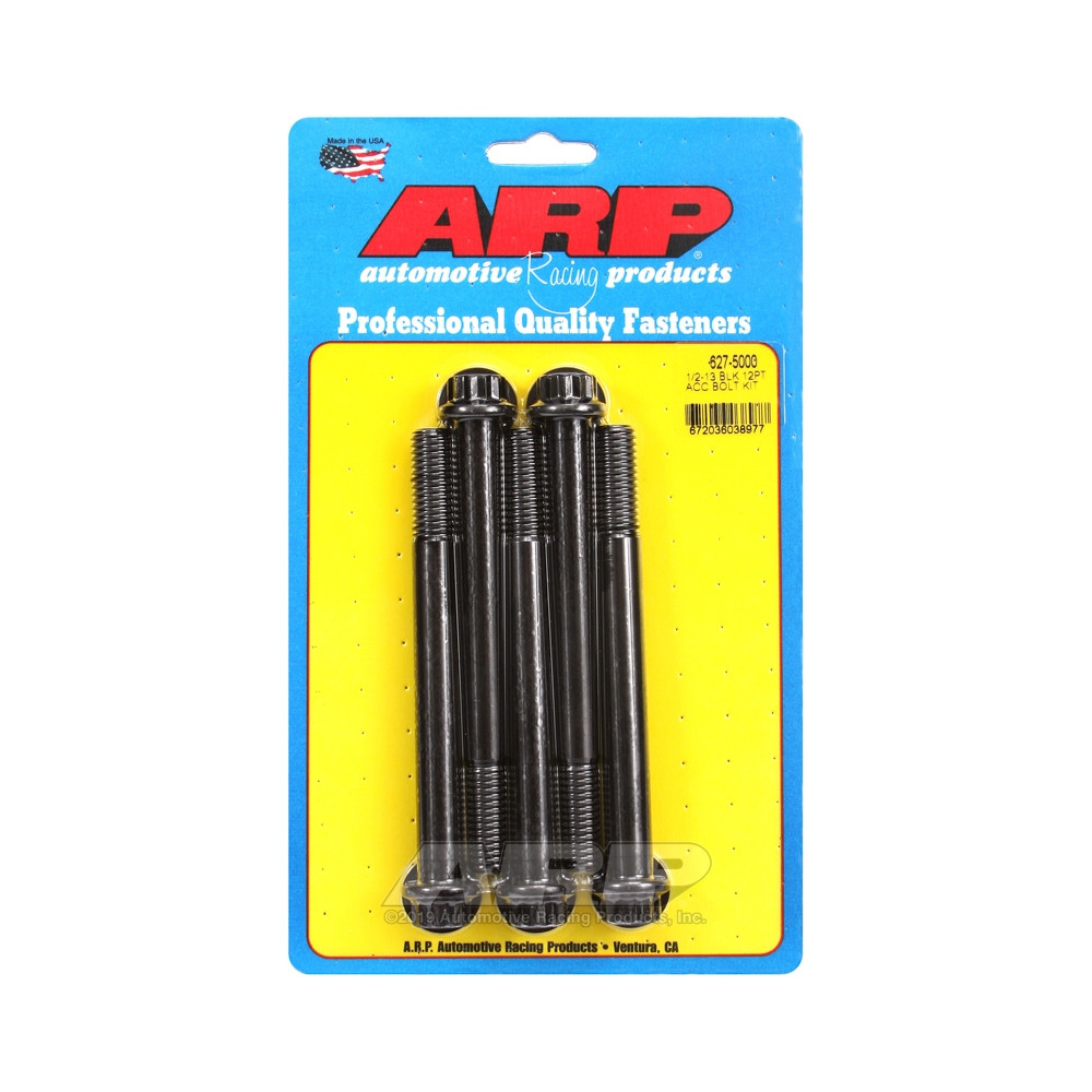 Universal Bolt ARP 1/2-13 - Black Oxyde 12 Pts x5 - ARP-627-5000 - 627-5000 - 3666618192994