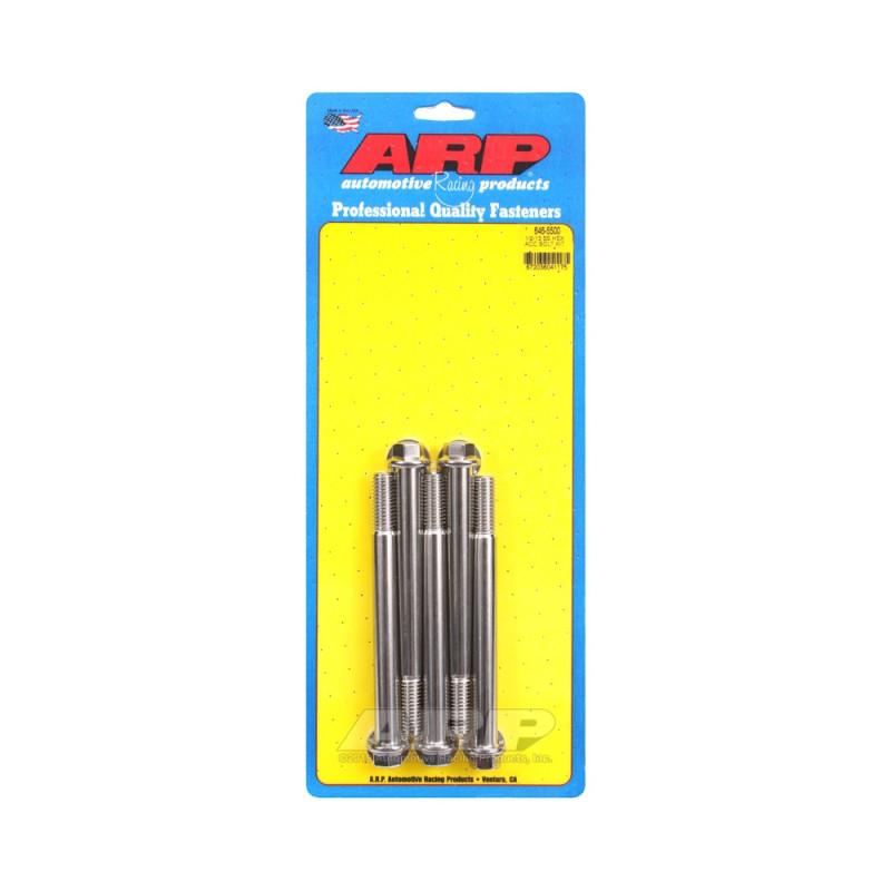 Universal Bolt ARP 1/2-13 - Stainless Hex x5 - ARP-646-5500 - 646-5500 - 3666618194226