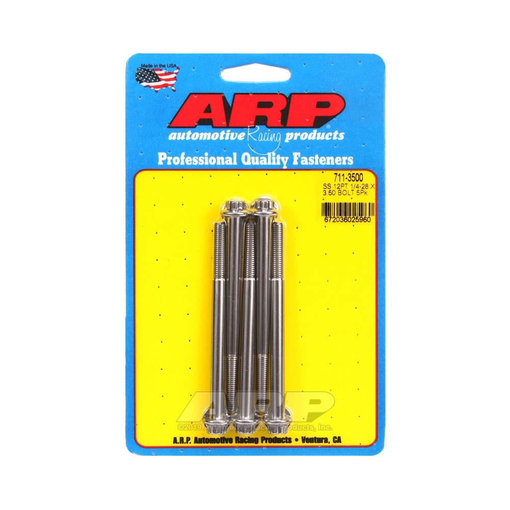 Boulonnerie universelle ARP 1/4-28 - Inox 12 Pts x5 - ARP-711-3500 - 711-3500 - 3666618197302