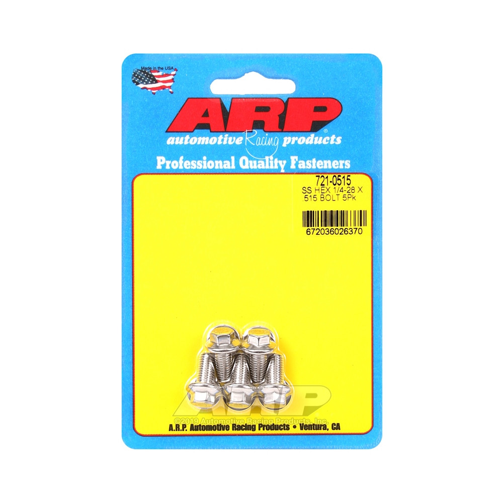 Boulonnerie universelle ARP 1/4-28 - Inox Hex x5 - ARP-721-0515 - 721-0515 - 3666618198279