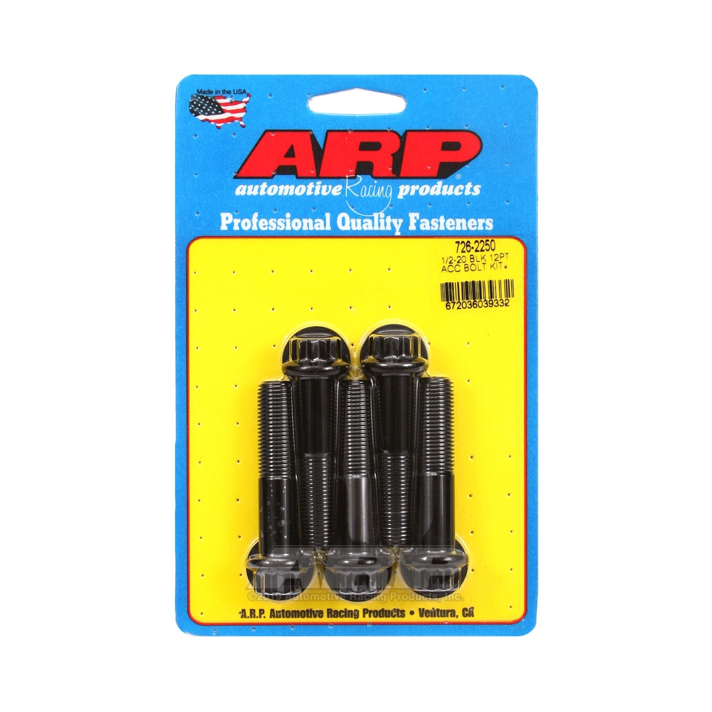 Boulonnerie universelle ARP 1/2-20 - Black Oxyde 12 Pts x5 - ARP-726-2250 - 726-2250 - 3666618199184