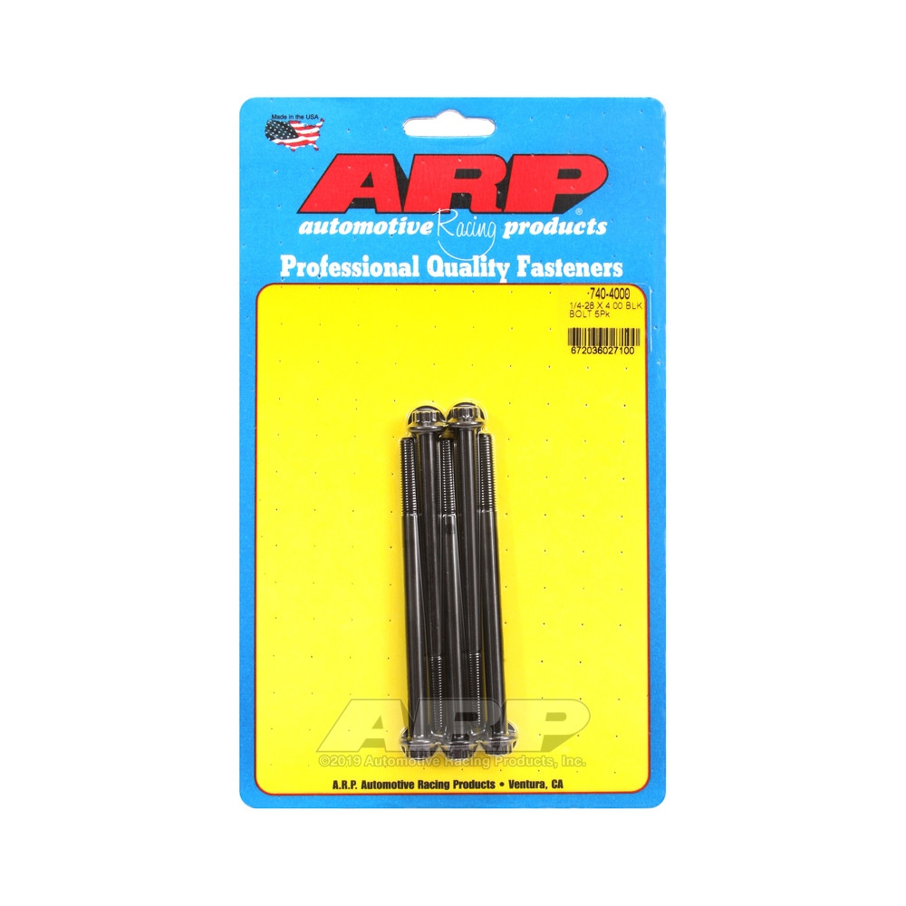 Bullone universale ARP 1/4-28 - Oxyde nero 12 pts x5 - ARP-740-4000 - 740-4000 - 3666618199504