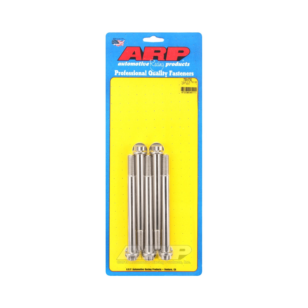 Universal Bolt ARP 1/2-20 - Stainless Steel 12 Pts x5 - ARP-755-5750 - 755-5750 - 3666618227689