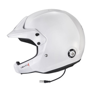 Casque STILO Venti4 WRC Turismo blanc/noir - Snell SA2020 FIA 8859-24 Hans FIA8858-10