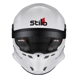 Casque Stilo ST6 R Rally blanc/noir - Snell SA2020 FIA 8859-24