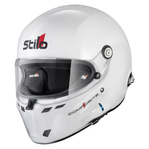 Casque STILO ST6 F Turismo blanc/noir - Snell SA2020 FIA 8859-24 Hans FIA8858-10