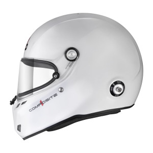 Casque Stilo ST6 FN blanc/noir - Snell SA2020 FIA 8859-24  Hans FIA8858-10