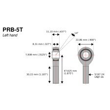 Rotule Aurora 5/16   pour C3 R5 / RO-C3-PS88806A10