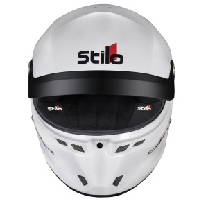 Casque Stilo ST6 GTN Composite blanc/noir - Snell SA2020 FIA 8859-24  Hans FIA8858-10