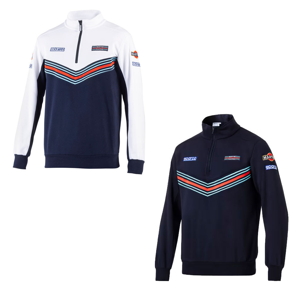Sparco Martini Racing Sweatshirt mit Reißverschluss - 013037MR.BM.S - 013037MRBM1S