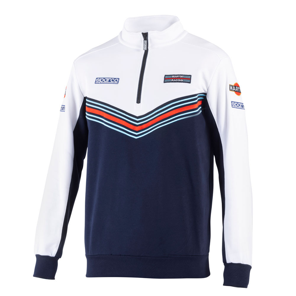 Sparco Martini Racing Sweatshirt mit Reißverschluss - 013037MR.BM.S - 013037MRBM1S
