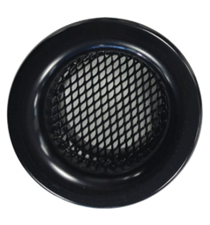 Cornetto d'aspirazione in alluminio nero (cono) di aspirazione / Ø 63 mm - REN-AI63-N - AI63BLK - 3661768238882