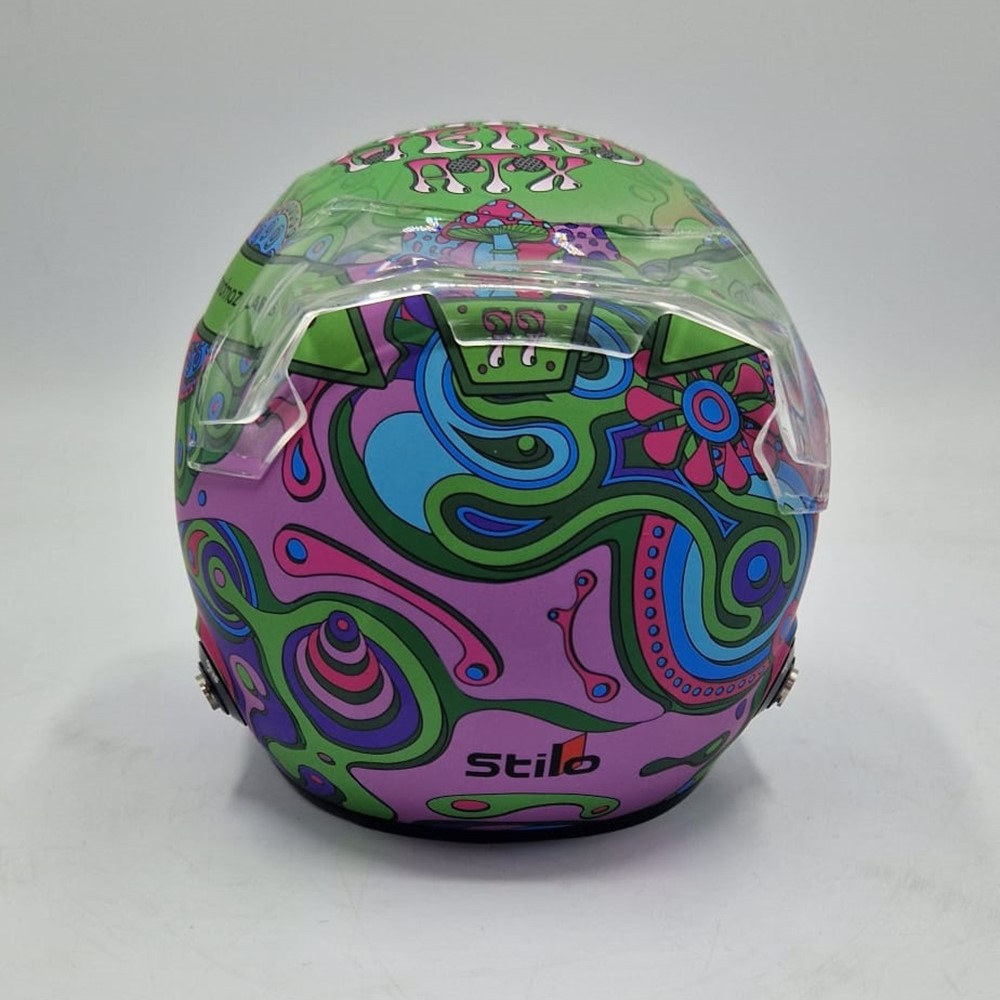 Mini helmet STILO Valtteri BOTTAS 2024 Austin GP special edit - STI-24-BOTTAS-GPSP - MH2402 - 3666618530031