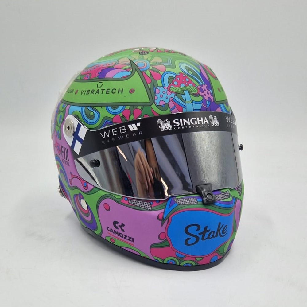 Mini casque STILO Valtteri BOTTAS 2024 GP Austin édition spéciale - STI-24-BOTTAS-GPSP - MH2402 - 3666618530031