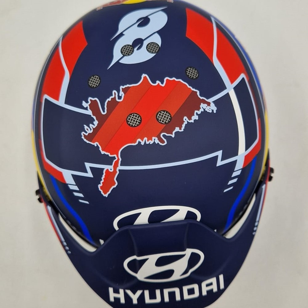 Mini helmet STILO Ott TANAK 2024 - STI-24-TANAK - MH2407 - 3666618530000