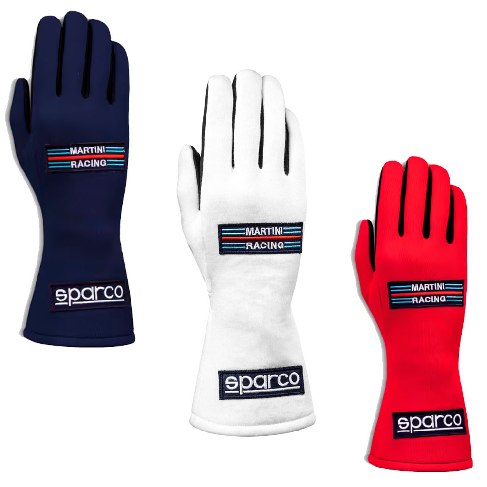 Sparco Martini Racing Land Handschuhe FIA8856-2018 - 001366MR.BM.10 - 001366MR10BM
