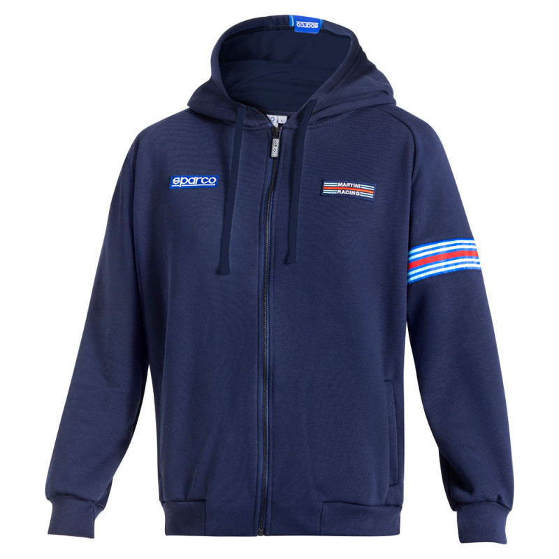 Weste mit Reißverschluss und Kapuze SPARCO MARTINI RACING - BMF0013D0.BM.XXL - BMF0013D0N022XL