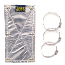 Ecran thermique Echappement Avec Colliers Cool It / 15 cm X 30 cm (6"X 1ft)