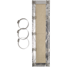Heat Shield Exhaust With Cool It Clamps / 15 cm X 60 cm (6 ‘X 2ft)