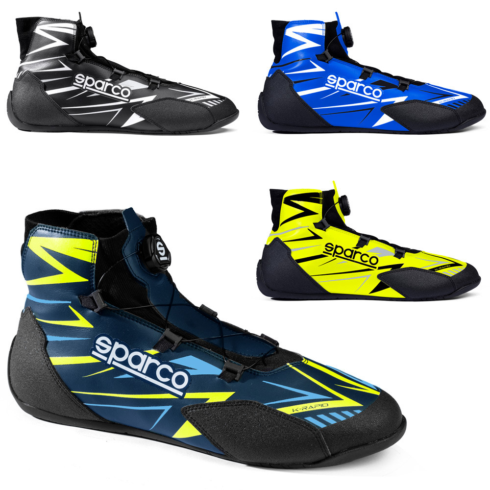 Stiefeletten Karting SPARCO K-RAPID Rotor-Verschluss FIA8877-2022 - BKB0002B0.N.42 - BKB0002B0K06042