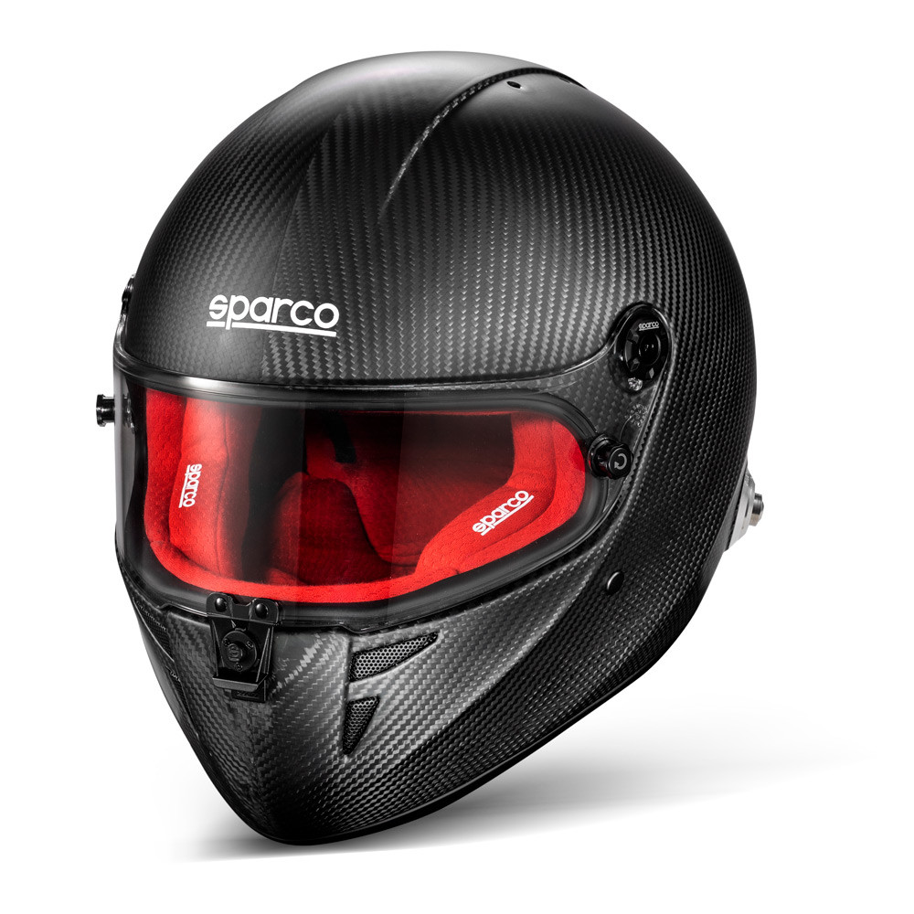 Sparco Stealth RF Carbon Hans Helmet FIA8859-2024 - BRH0003B0.CAN.M - BRH0003B0K0100M