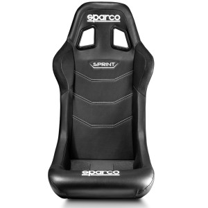 Siège baquet SPARCO Sprint + Skai Tubulaire FIA