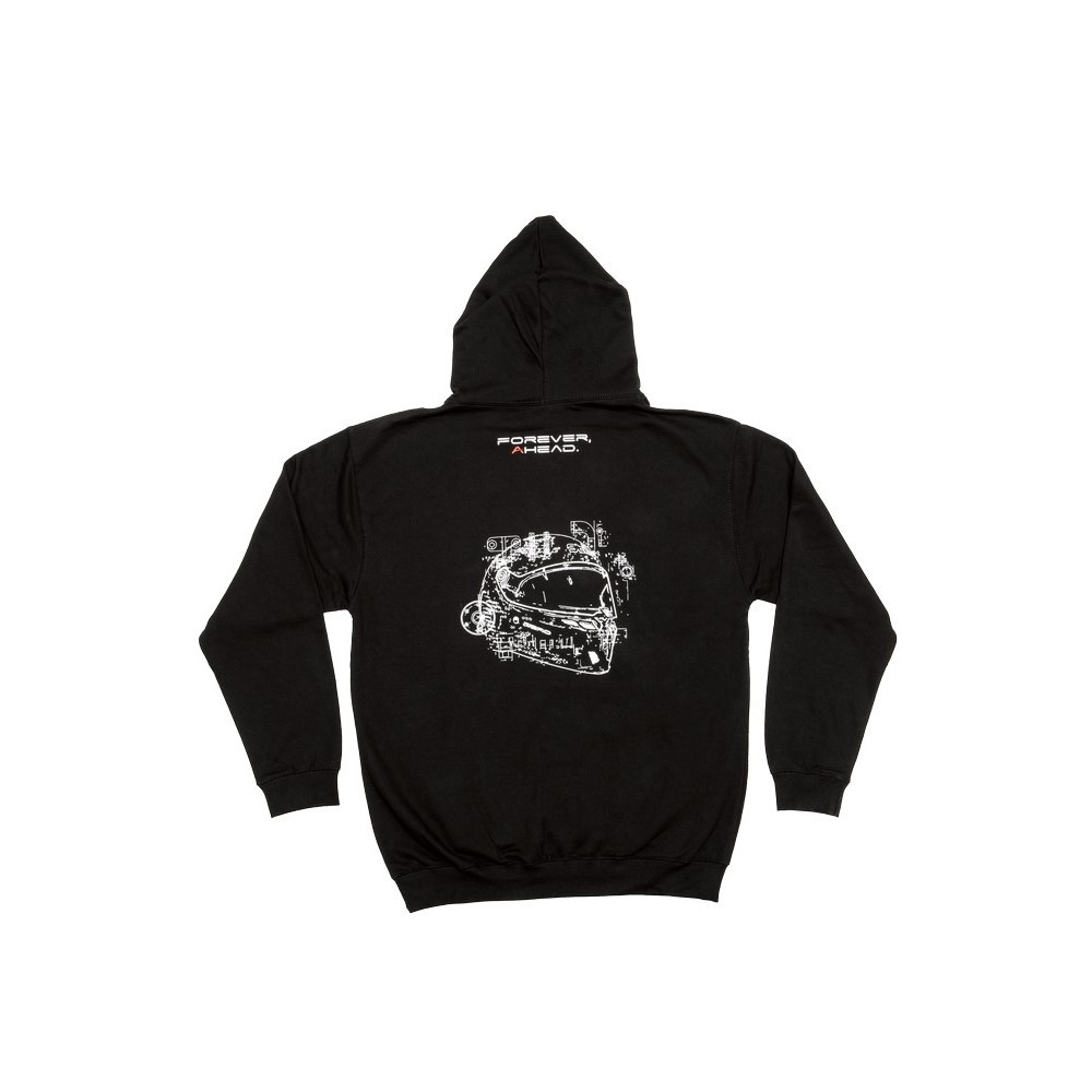 STILO 2024 Felpe con cappuccio nero - STI-HOODIE-2024.L - YY0077 T.L
