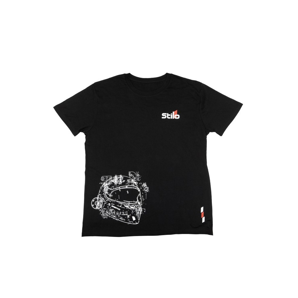 T-Shirt STILO 2024 schwarz - STI-TSHIRT-2024.L - YY0076 T.L