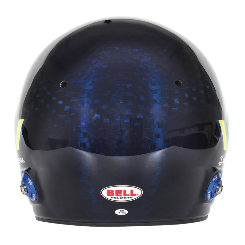 BELL MAG-10 Carbon AYRTON SENNA helmet Hans FIA8859-2024/SA2020 - BEL-MAG10-C-SEN24.56 - 1245263