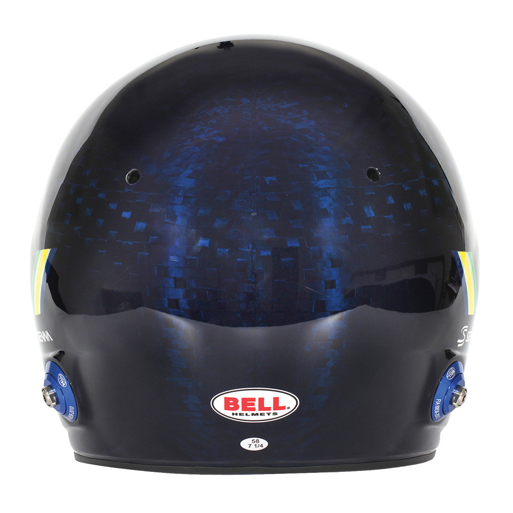 BELL MAG-10 Carbon AYRTON SENNA helmet Hans FIA8859-2024/SA2020 - BEL-MAG10-C-SEN24.56 - 1245263