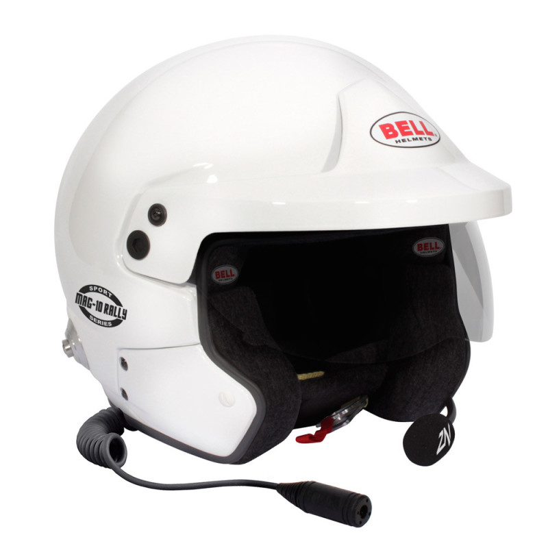 Helm BELL MAG-10 RALLY SPORT Hans FIA8859-2024 - BEL-MAG10-R-SP24.LRG - 1443A25