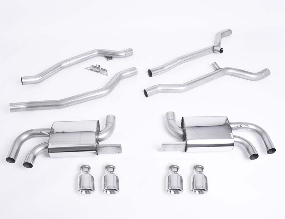 Catback Milltek SSXPO110 pour Posrche Cayenne 958 T 4.8 V8 - MLK-SSXPO110-S - SSXPO110