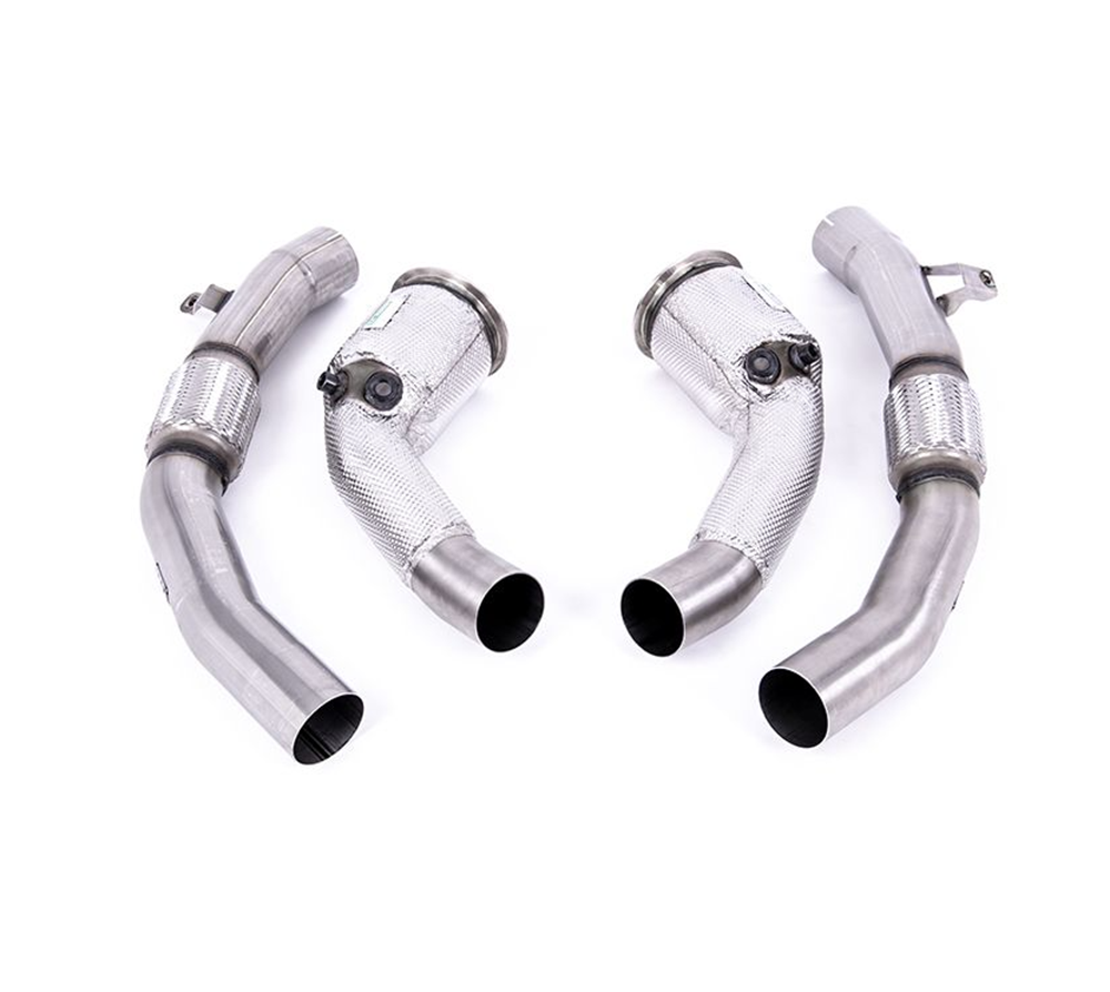 MILLTEK SSXAU870 80mm Turbo Downpipe - MLK-SSXAU870-S - SSXAU870