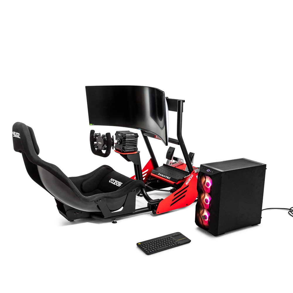 Sparco GP RIG II (Gp Pro + Fanatec Sim Kit Pro + P310 Open + Pc + Tastiera + Monitor) - BGD0003B0.R - BGD0003B0R0100N