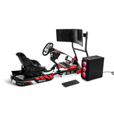 Sparco Kart Rig I (Kart pro + Fanatec sim kit pro + KG345 +Pc + Tastiera + schermo montante + schermo)