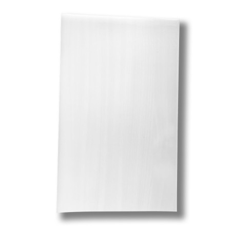 Bavettes blanches translucides 50x30cm/2mm (la paire)