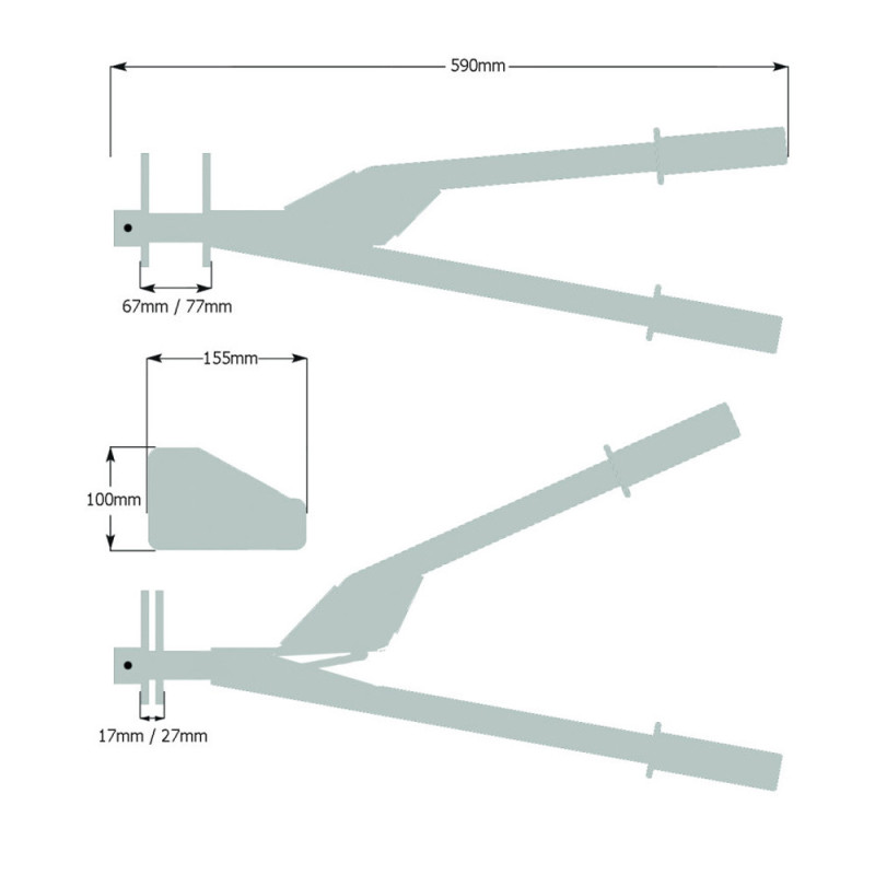 BG-Racing brake pad spreader with removable plates - BG-5170 - BG5170 - 5060252092289
