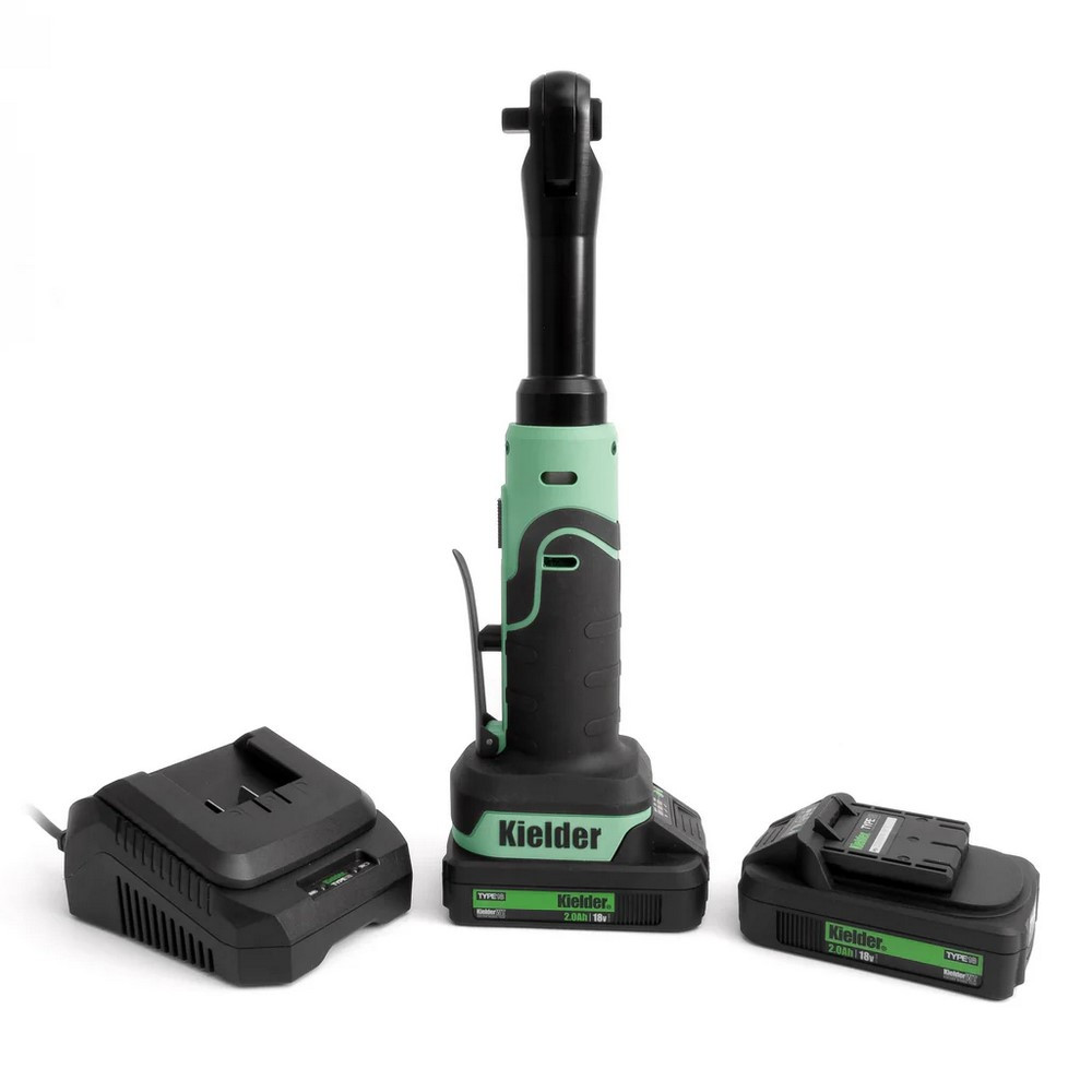 Lange Knarre 18V 3/8" KIELDER mit Ladegerät + Transportkoffer Pro + 1 Akku 2.0Ah - KWT-010-21 - KWT-010-21EU - 5060441196828